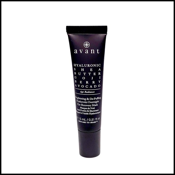 Avant Brightening & De-Puffing Hyaluronic Overnight Eye Recovery Mask .51 Fl Oz - Picture 1 of 9